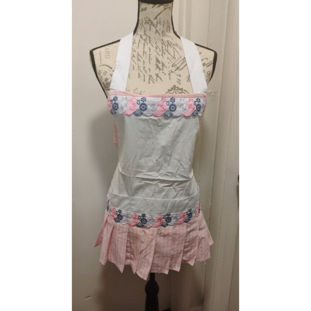 Ropa De Cocina Mandil Para Mujer, Delantal retro de cocina  & bolsillos